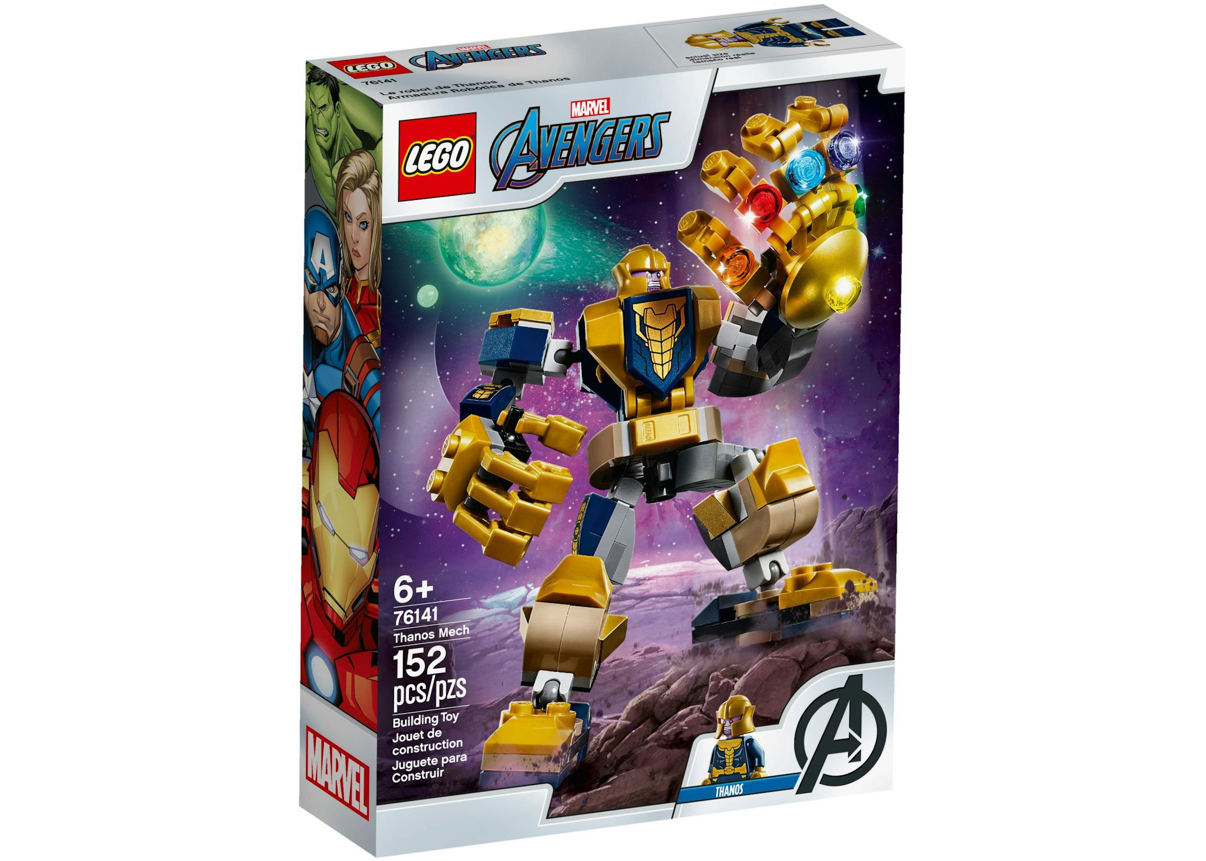 Ubarmhjertig Erklæring Punktlighed LEGO Marvel Avengers Thanos Mech Set 76141 - US