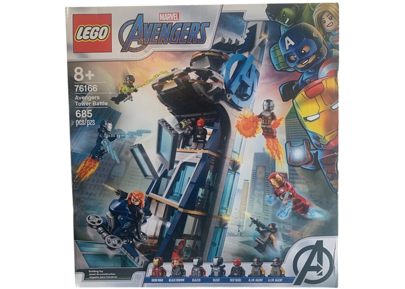 LEGO Marvel Avengers Tower Battle Set 76166 US