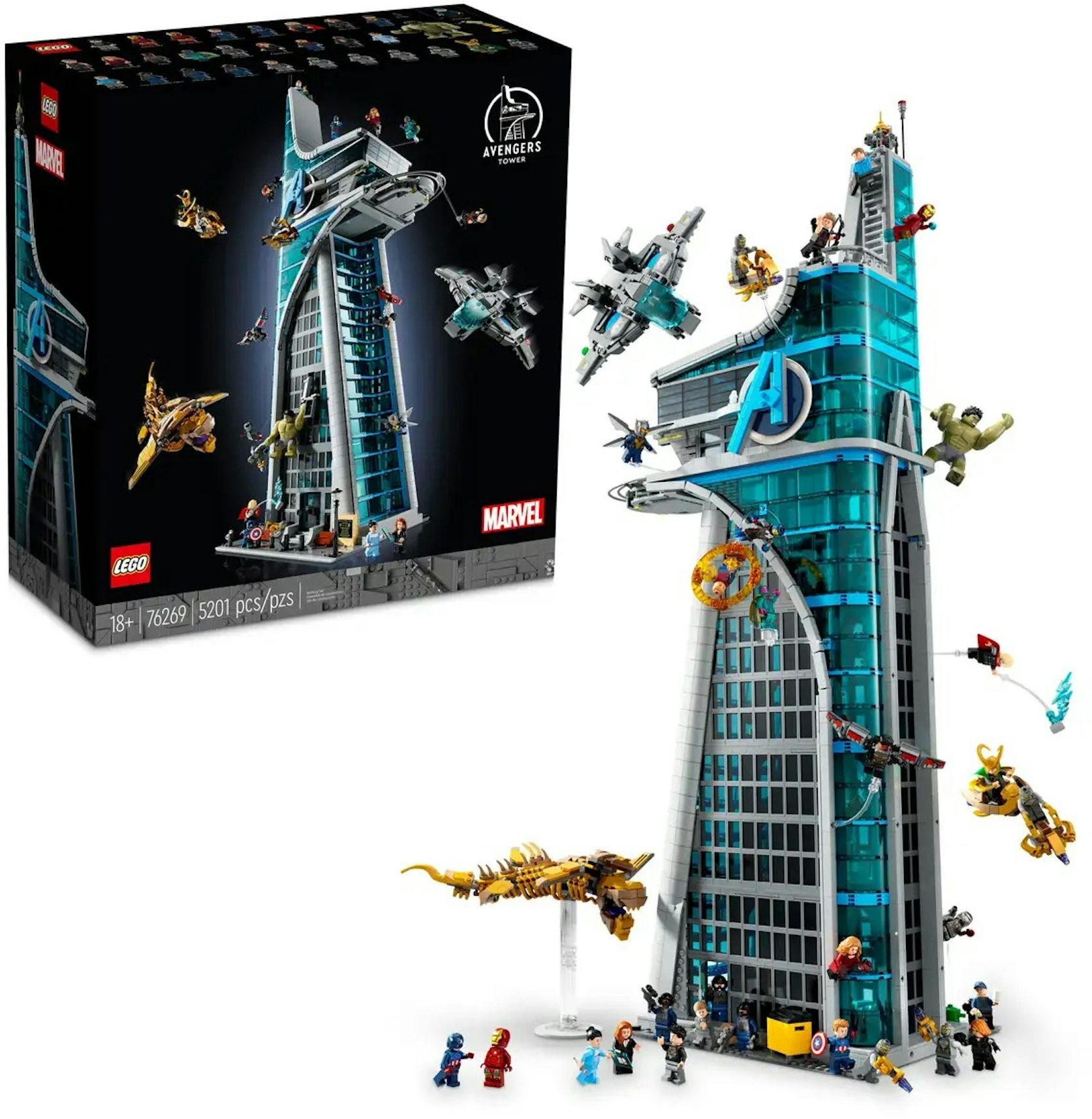 LEGO Marvel 76269 Avengers Tower : la nouvelle figurine de Hulk