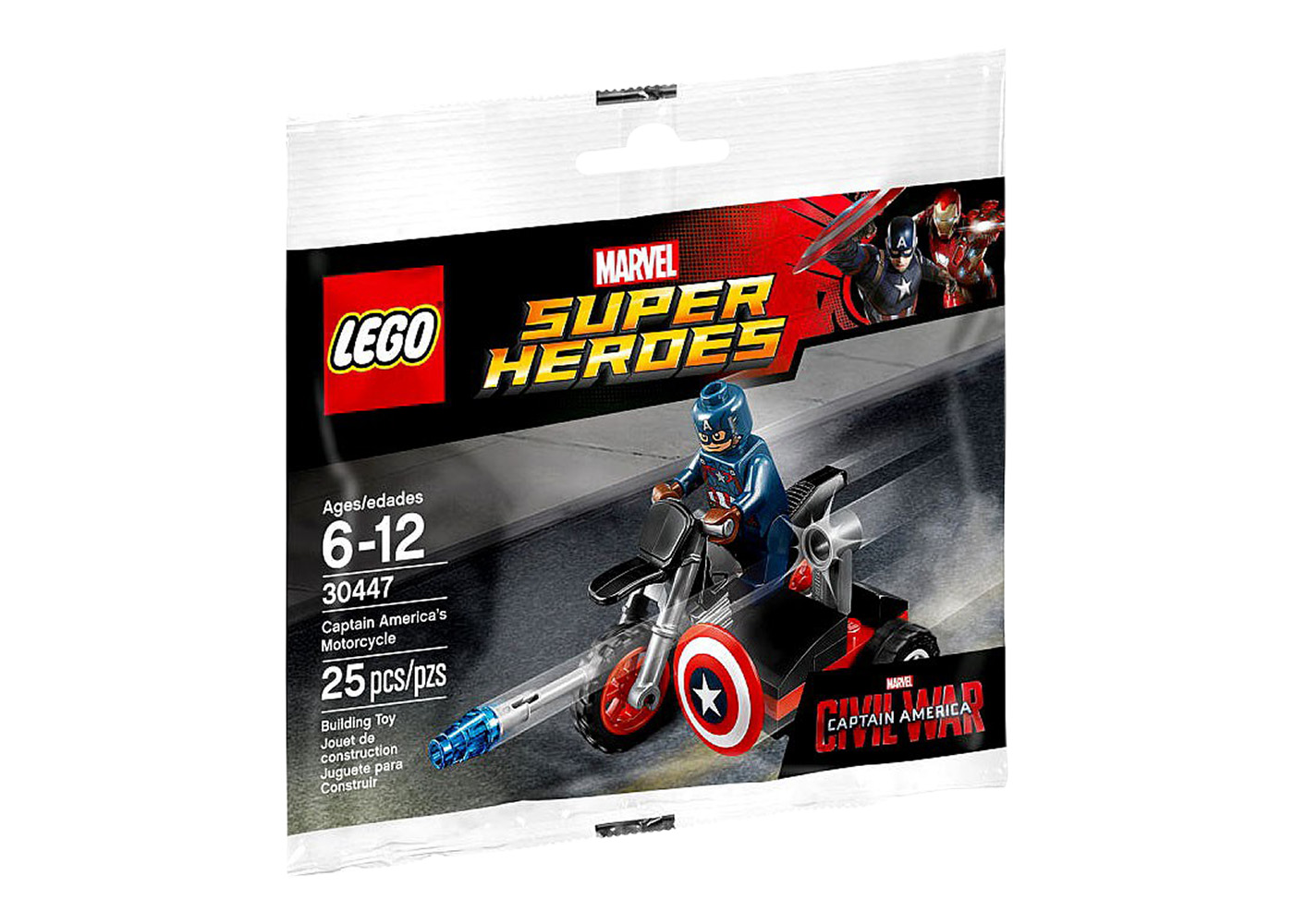 LEGO Marvel Avengers Captain America Outriders Attack Set 76123 - US