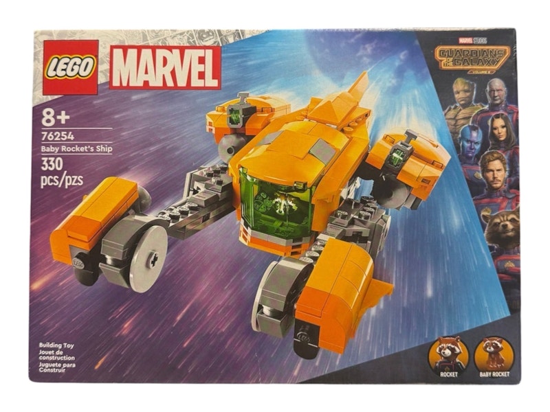 LEGO Marvel Les Gardiens de la Galaxie Volume 3 Le vaisseau de Baby Rocket  76254 de la Collection - FR, image size:1400x1000