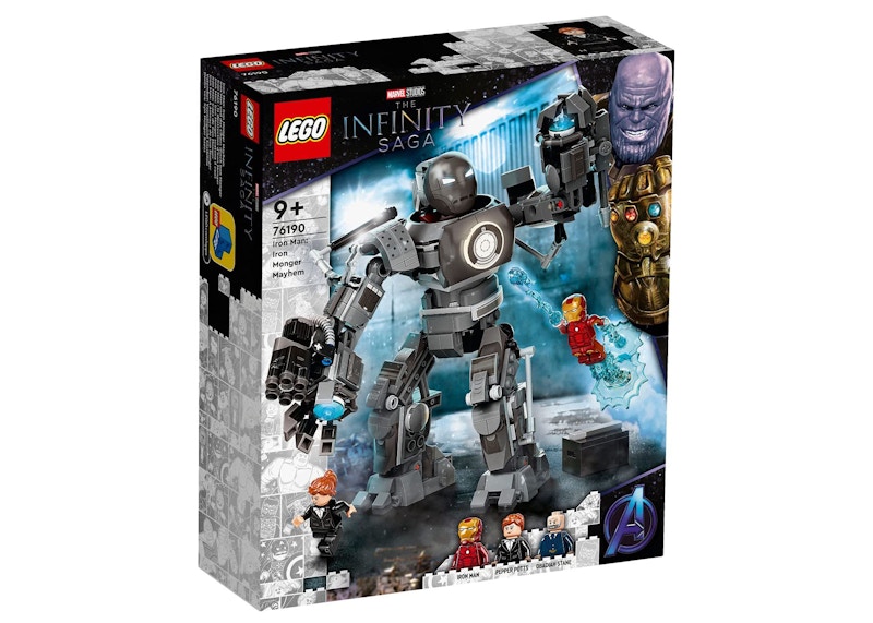 Iron man best sale marvel lego