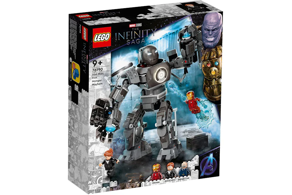 LEGO Marvel Infinity Saga Iron Man: Iron Monger Mayhem Set 76190