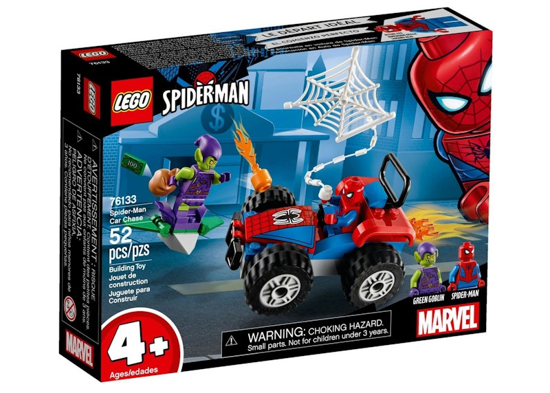 Lego spiderman on sale car chase