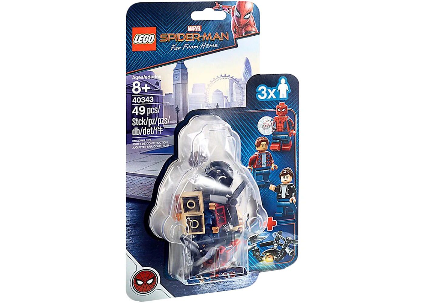 LEGO Marvel Spider-Man Far From Home Spider-Man and the Museum Break-In 40343 US