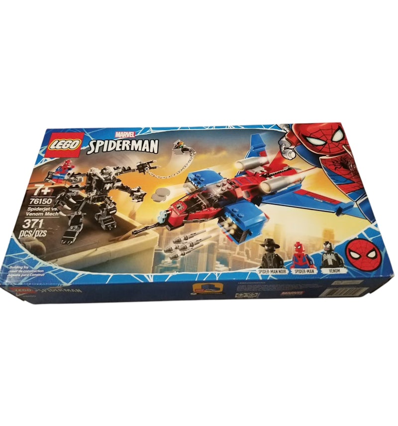 LEGO Marvel Spider Man Spider Jet vs Venom Mech Set 76150 US