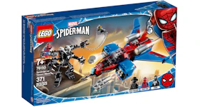 LEGO Marvel Spider Man Spider Jet vs Venom Mech Set 76150