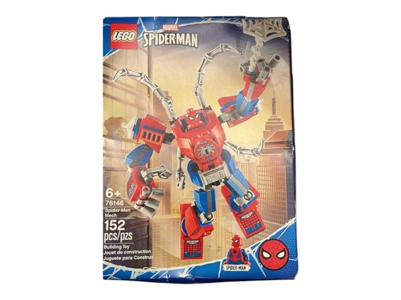 yü LEGO Marvel Spider-Man: Spider-Man Mech Set 76146 – DE