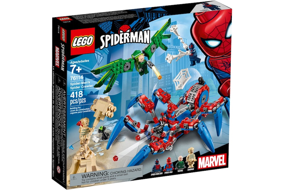 LEGO Marvel Spider-Man Spider-Man's Spider Crawler Set 76114 - US