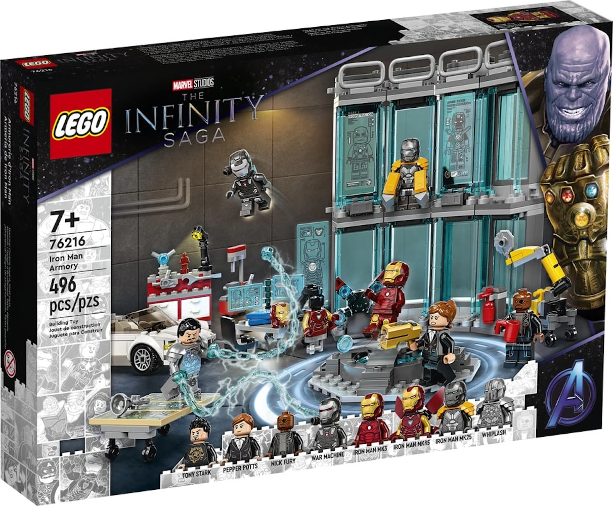 LEGO Marvel Studios Infinity Saga Iron Man Armory 76216 -