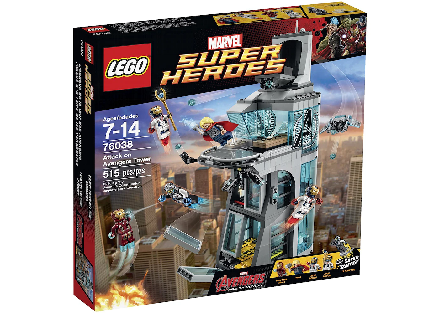 LEGO Marvel Super Heroes Attack on Avengers Tower Set 76038 - US