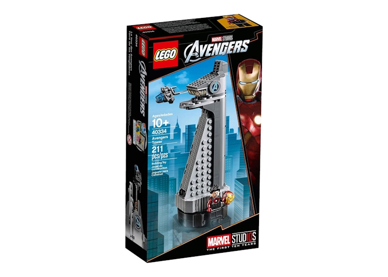 Lego marvel superheroes stark clearance tower