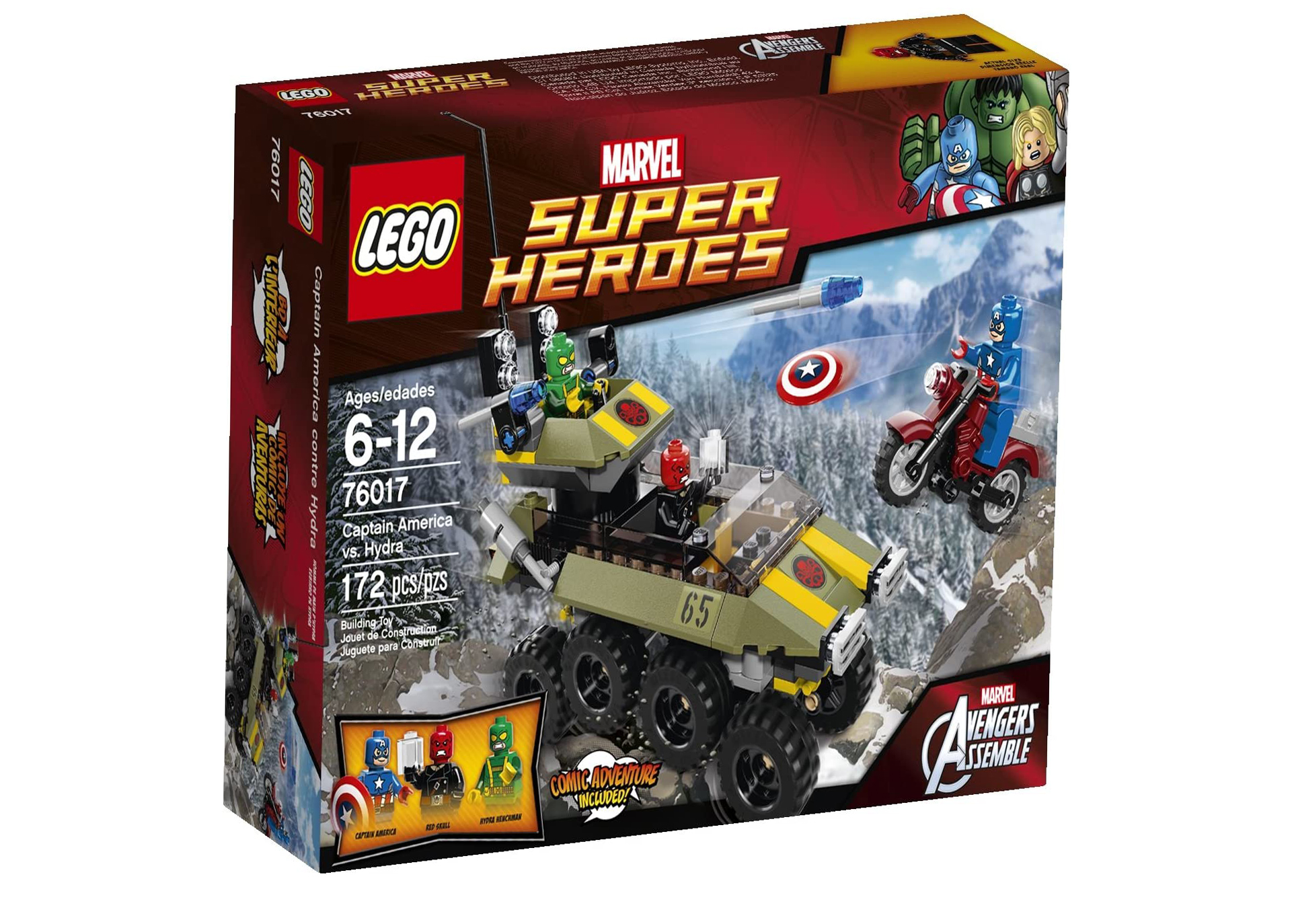 LEGO Marvel Super Heroes Captain America Jet Pursuit Set 76076 - US