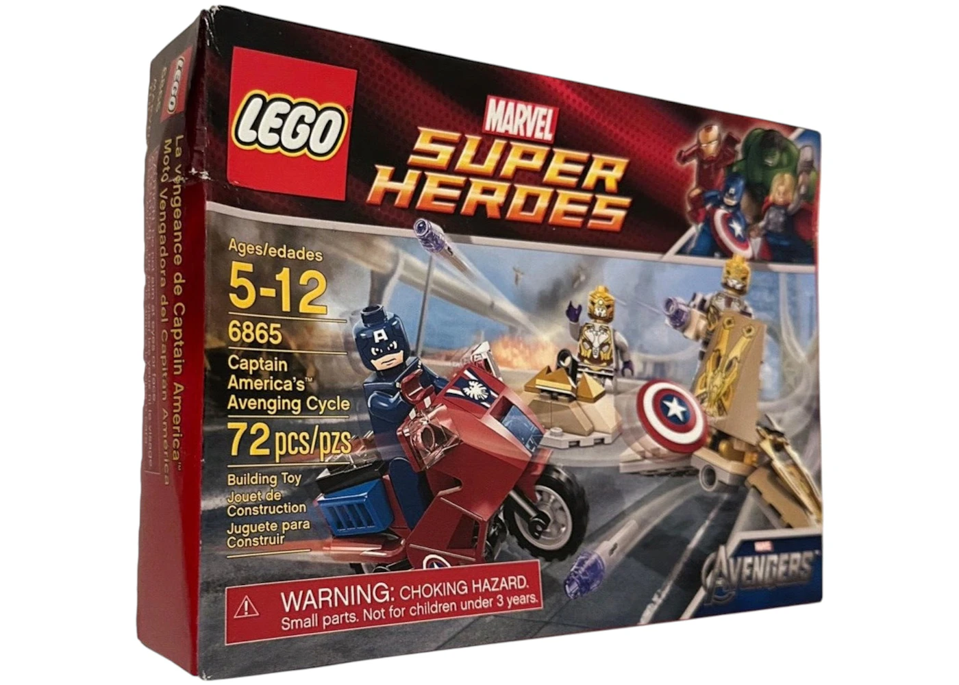 LEGO Marvel Super Heroes Captain America's Avenging Cycle Set 6865
