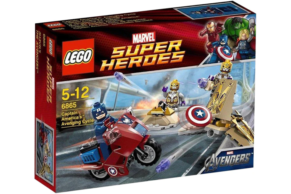 LEGO Marvel Super Heroes Captain America's Avenging Cycle Set 6865