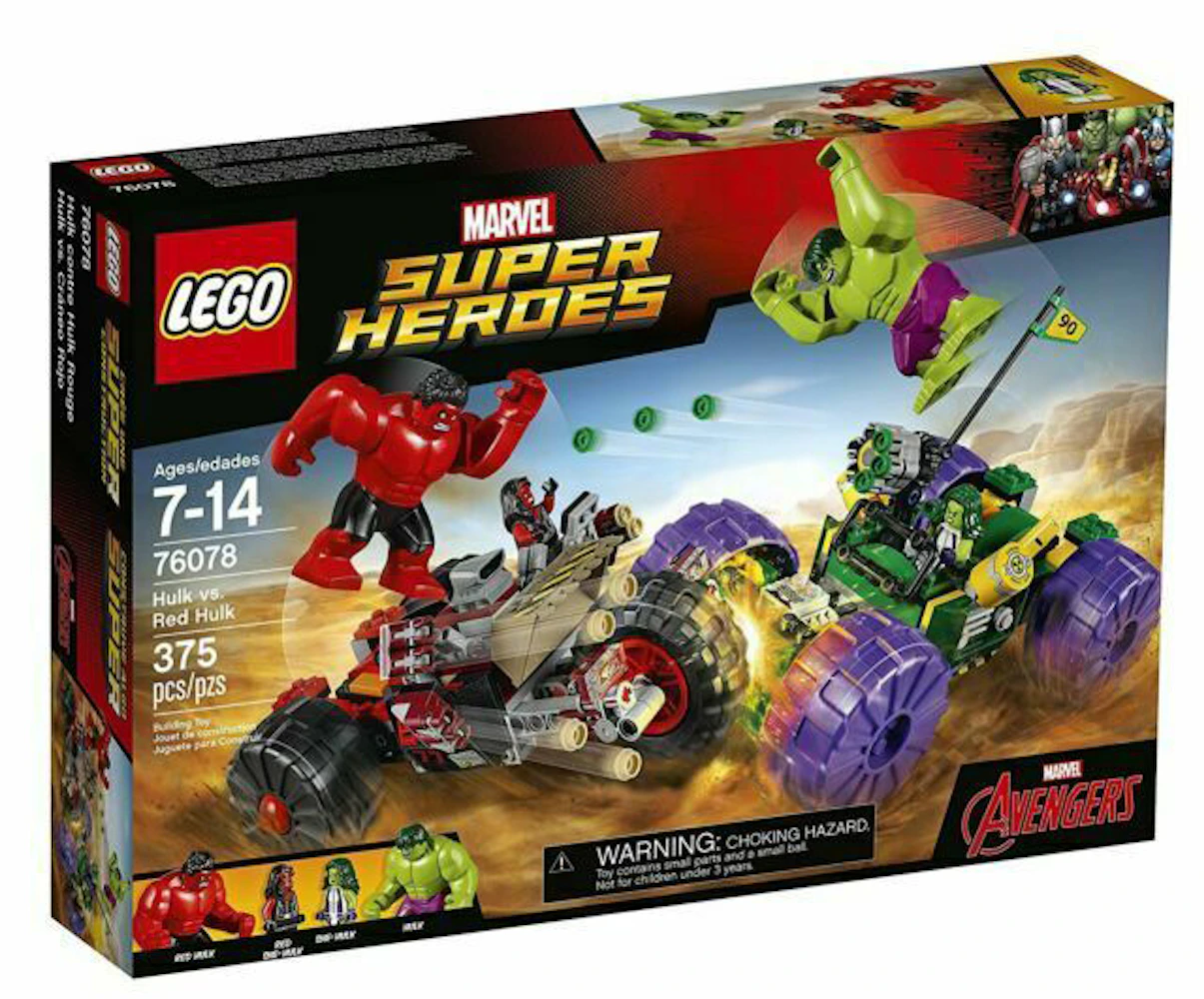 Fabel kedelig tømmerflåde LEGO Marvel Super Heroes Hulk vs Red Hulk Set 76078 - US