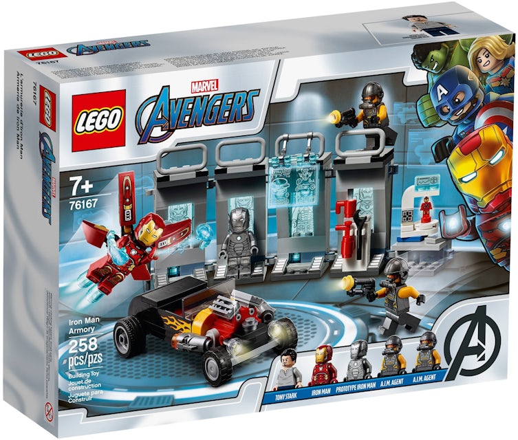  Lego Marvel Iron Man Armory Toy Building Set 76216