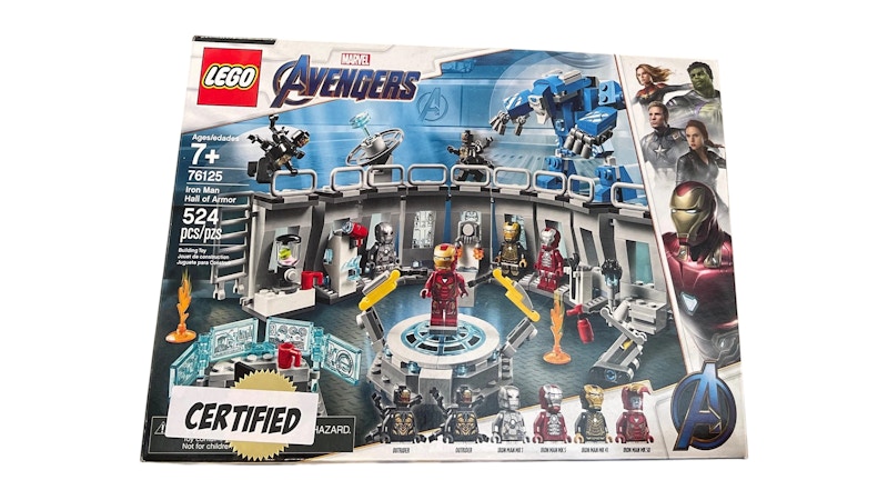 LEGO Marvel Super Heroes Salón de la Armadura de Iron Man 76125 ES