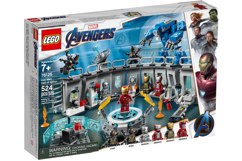 LEGO Marvel Super Heroes Iron Man Hall of Armor Set 76125