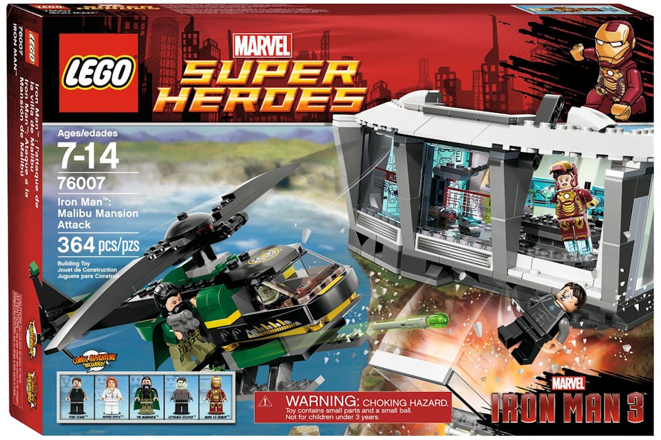 LEGO Marvel Super Heroes Iron Man: Malibu Mansion Attack Set 76007 - US