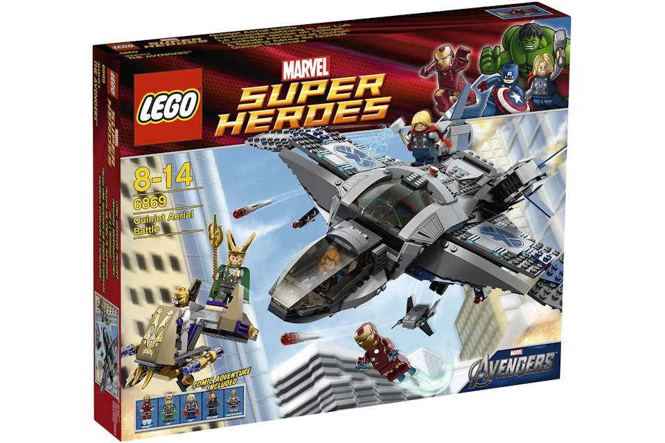 LEGO Marvel Super Heroes Quinjet Aerial Battle Set 6869
