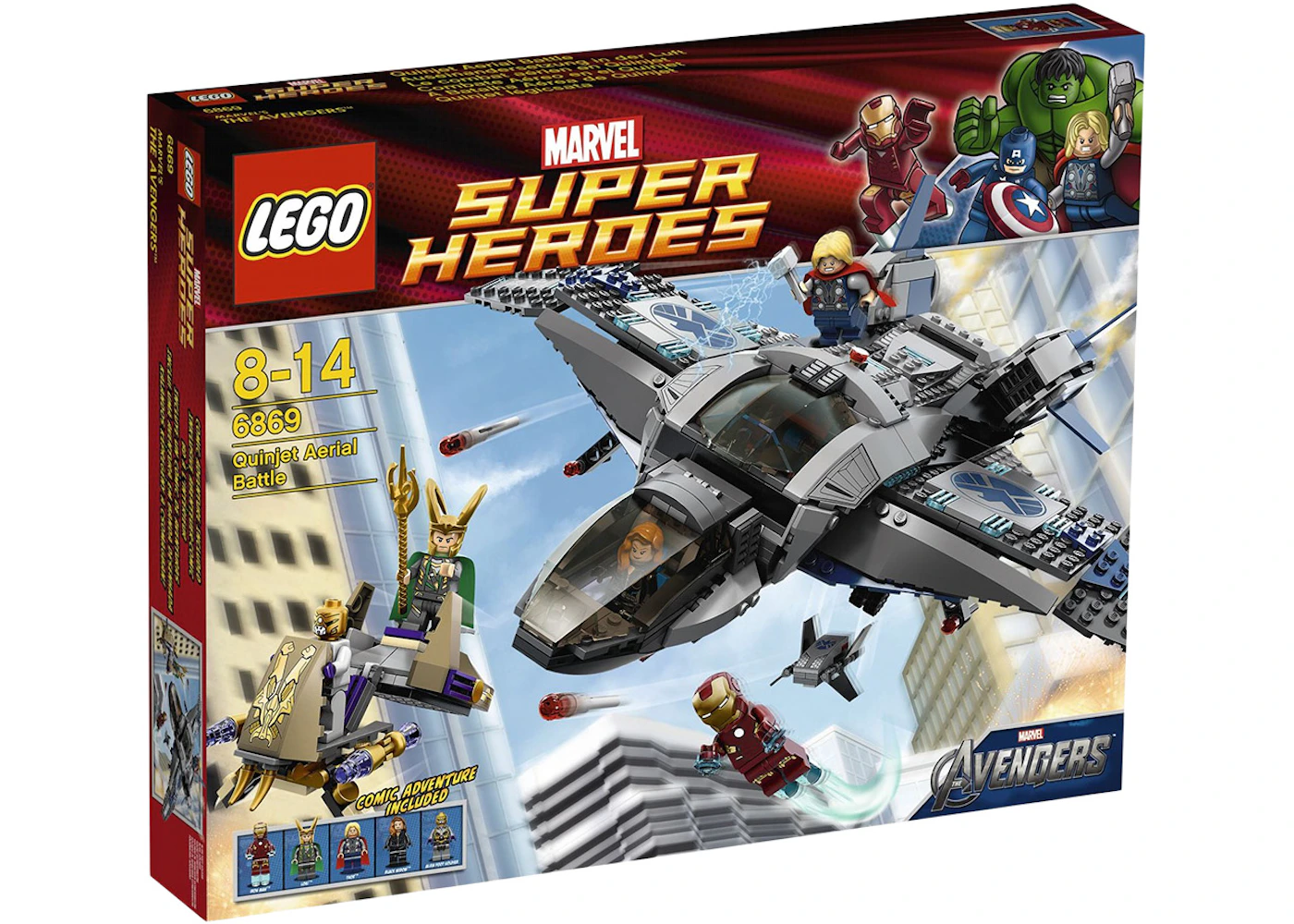 LEGO Marvel Super Heroes Quinjet Battle Set 6869 US