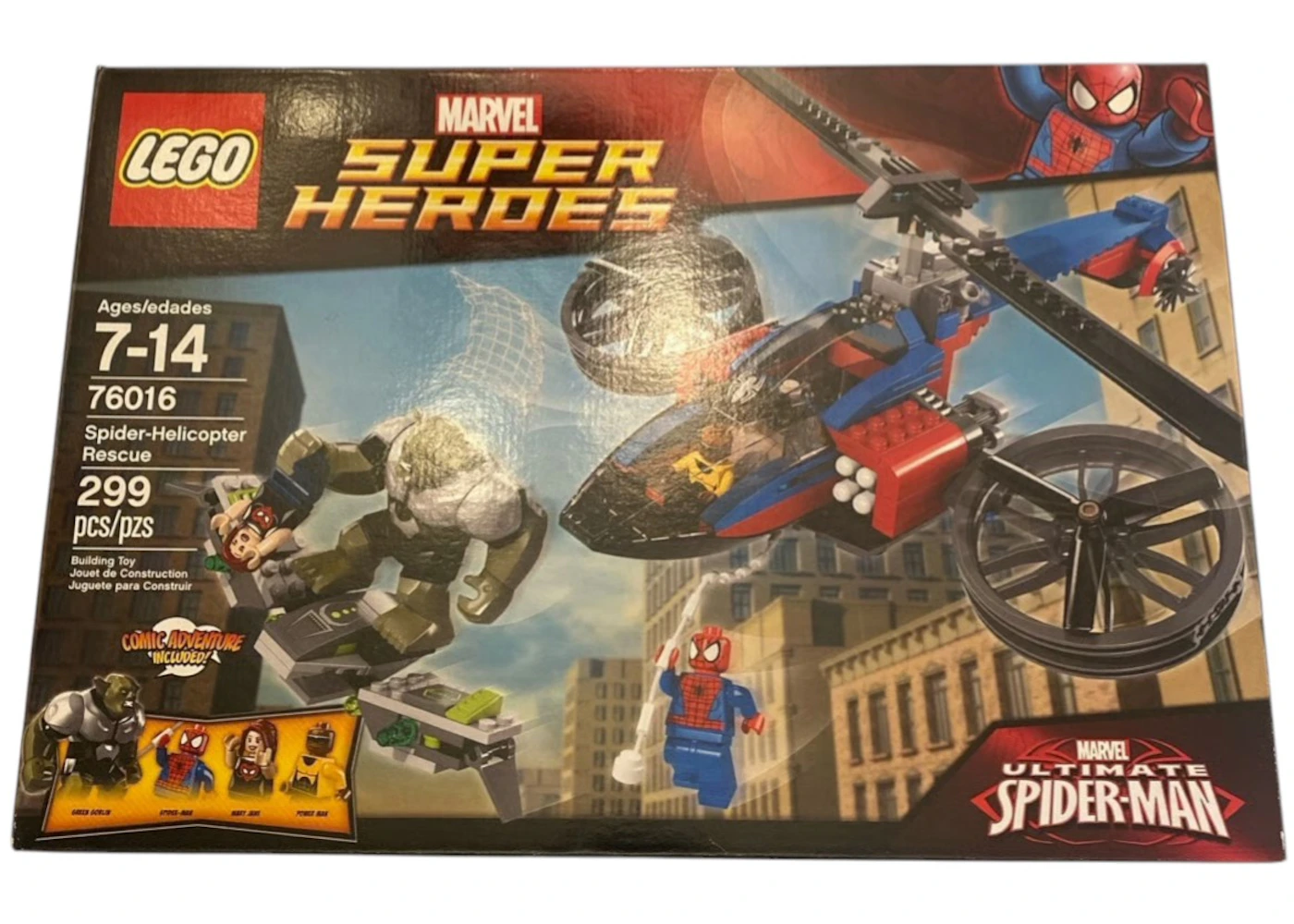 LEGO Marvel Super Heroes Spider-Helicopter Rescue Set 76016 - US