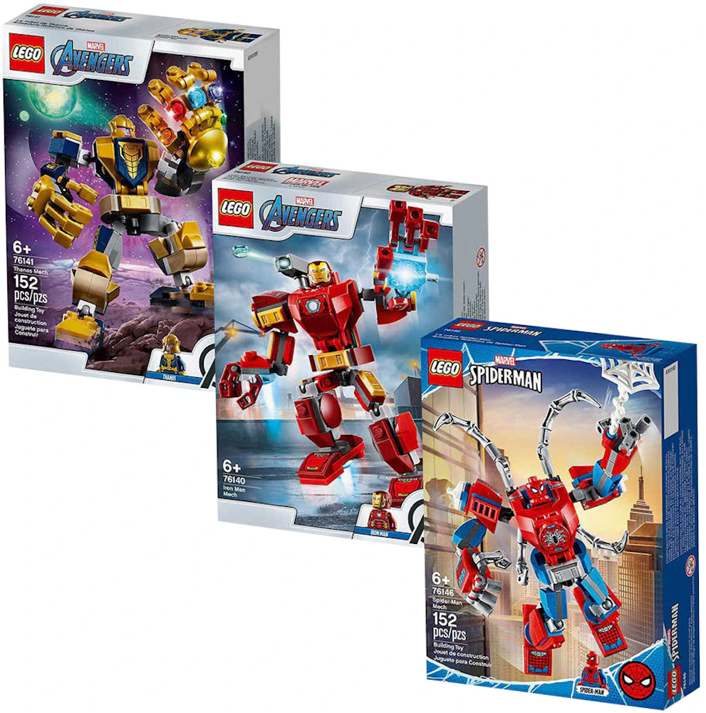 LEGO Marvel Super Heroes Super Mech Pack (Includes 76141, 76140, 76146) Set  66635 - US