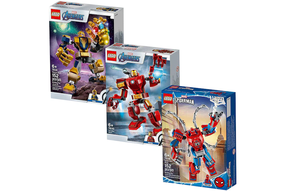LEGO Marvel Super Heroes Super Mech Pack (Includes 76141, 76140, 76146) Set 66635