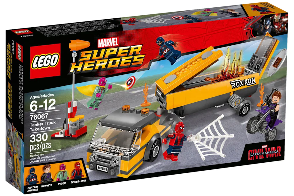LEGO Marvel Super Heroes Tanker Truck Takedown Set 76067
