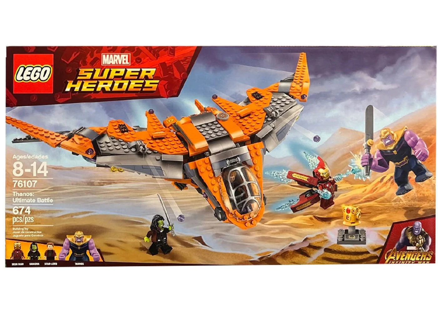 LEGO Marvel Super Heroes Thanos: Ulltimate Battle Set 76107 US