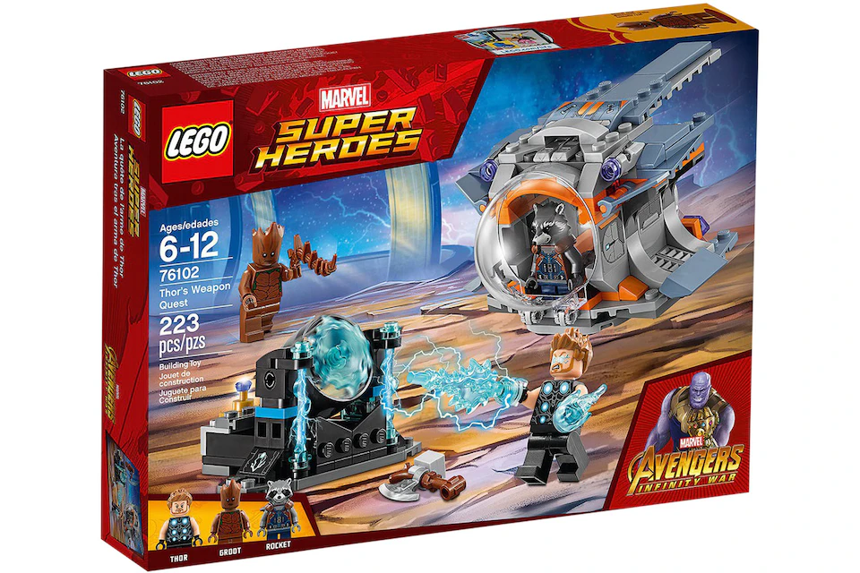 LEGO Marvel Super Heroes Thor's Weapon Quest Set 76102
