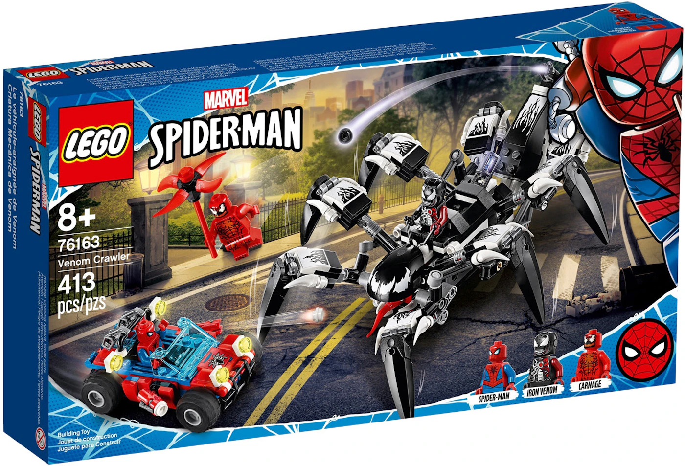 Guggenheim Museum udstilling minimal LEGO Marvel Super Heroes Venom Crawler Set 76163 - US