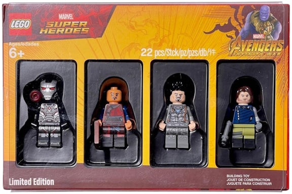 LEGO Marvel Super Heroes War Machine, Tony Stark, Bucky Barnes et Wong Set 505256
