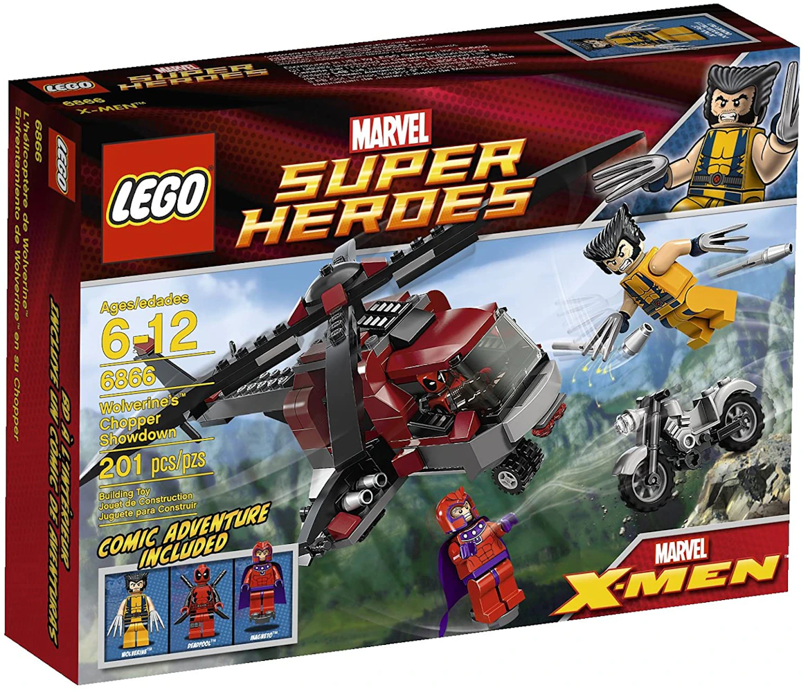 kandidat Rejsende henvise LEGO Marvel Super Heros X-Men Wolverine's Chopper Showdown Set 6866 - FW12  - US