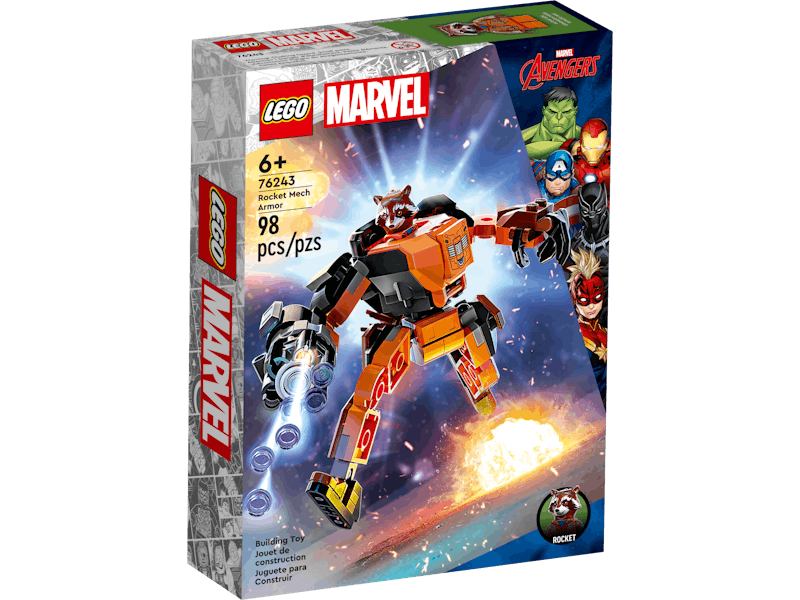 LEGO Marvel The Avengers Rocket Mech Armor Set 76243 CN