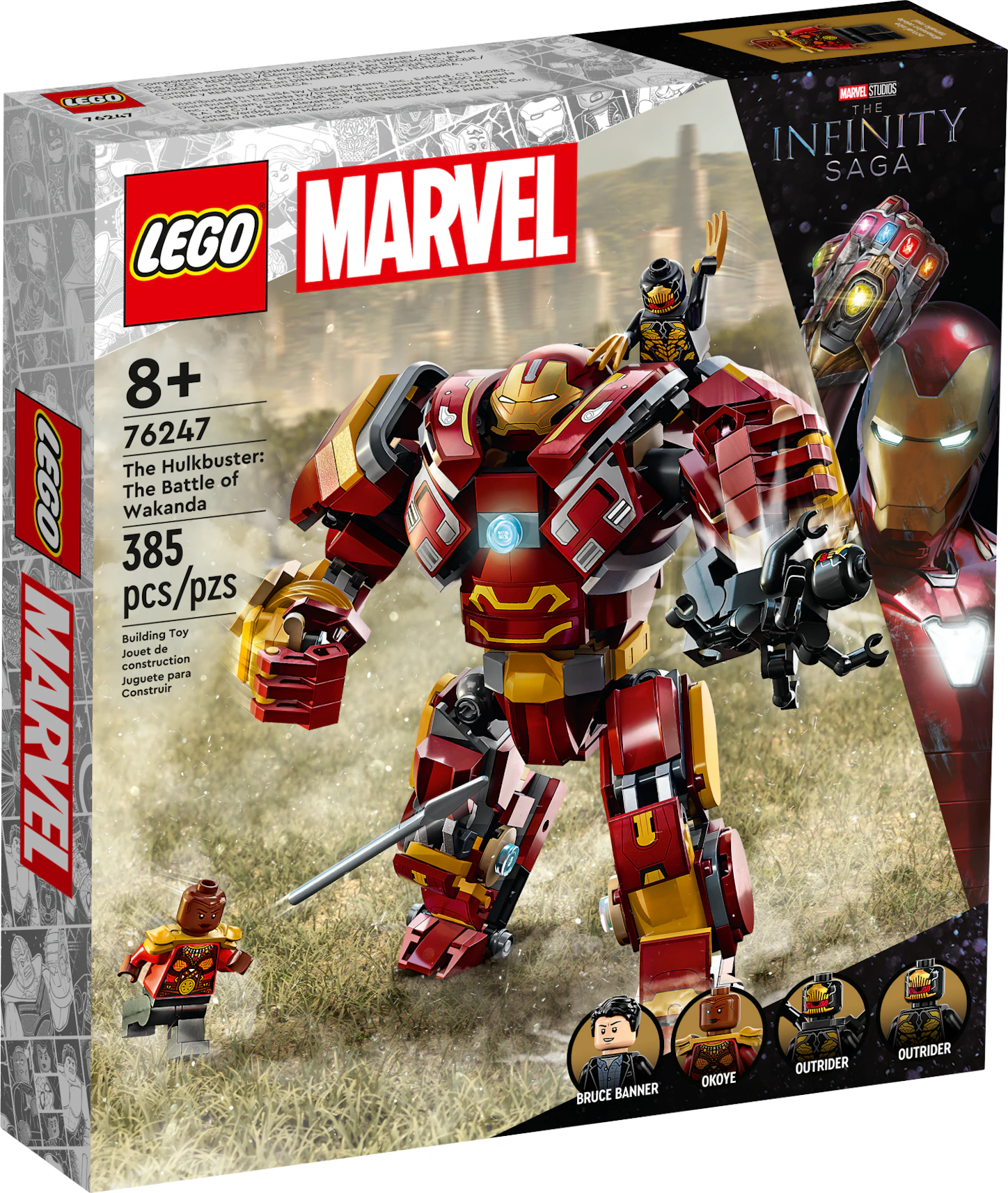 LEGO Marvel The Infinity Saga The Hulkbuster The Battle of Wakanda Set