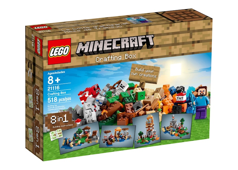 Lego minecraft crafting online box