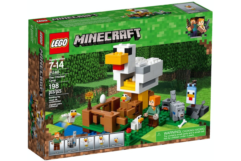 Mansion kort livstid LEGO Minecraft The Chicken Coop Set 21140 - US