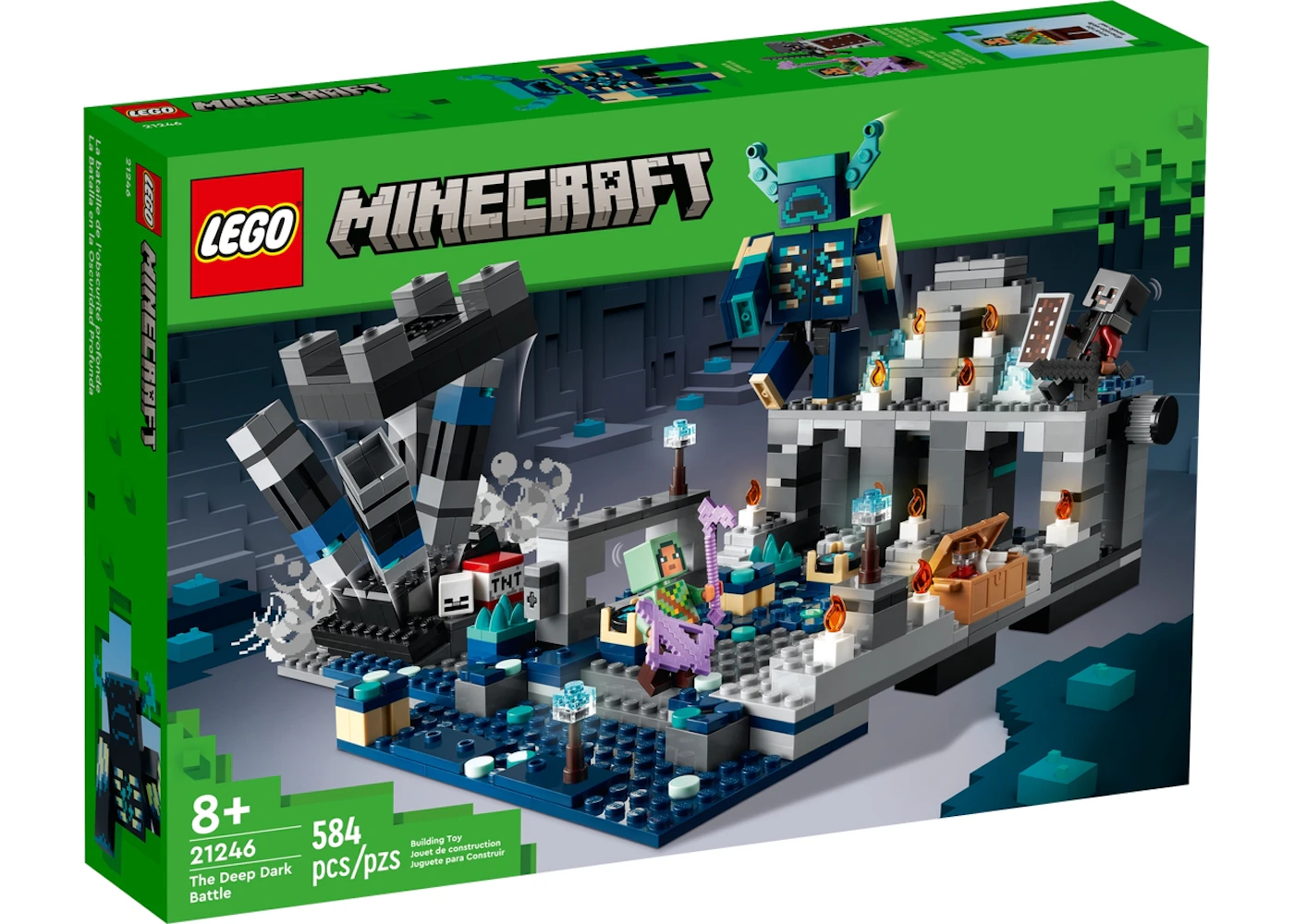 Prisionero valores explorar LEGO Minecraft The Deep Dark Battle Set 21246 - ES