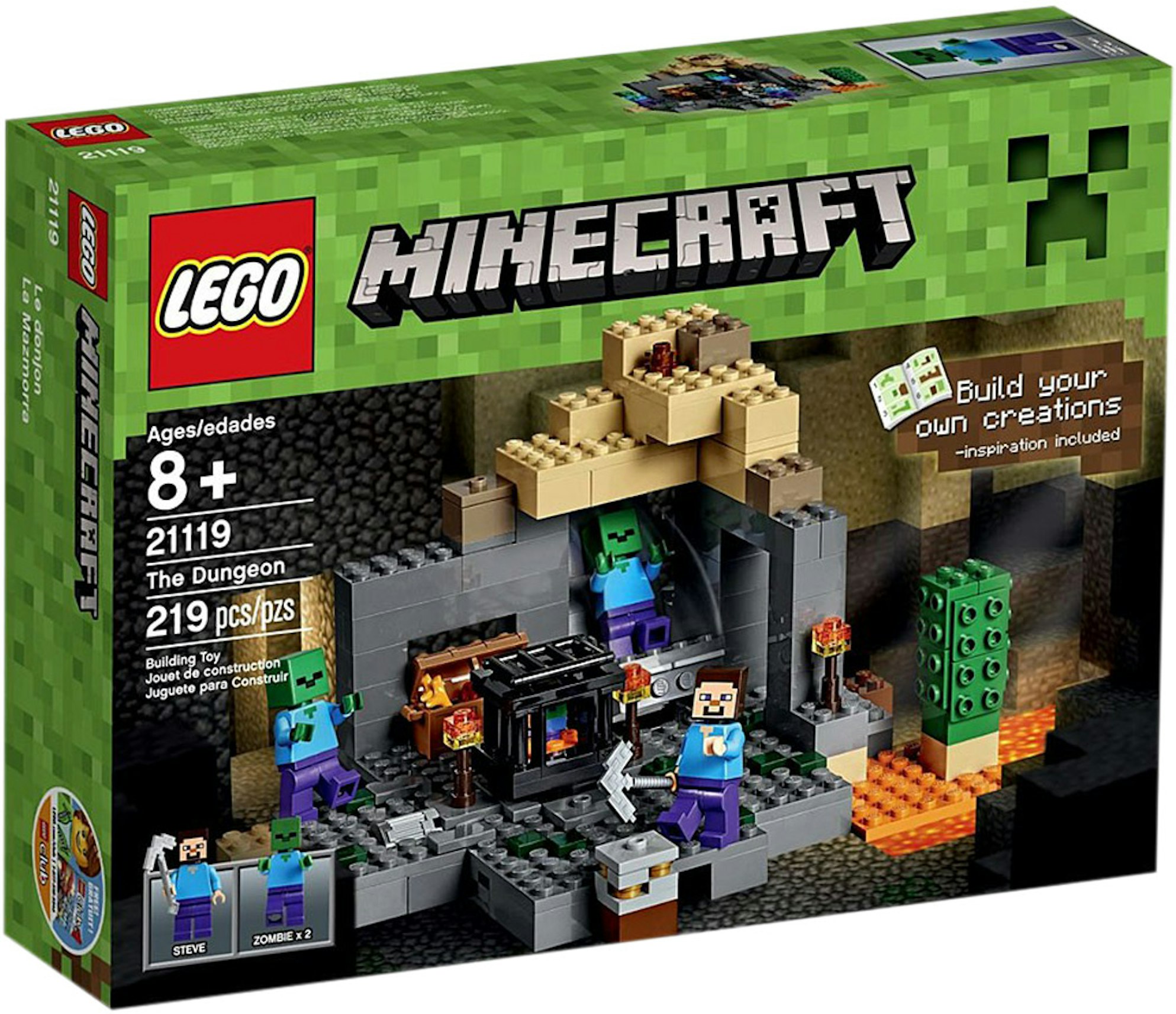 konstant pen vinden er stærk LEGO Minecraft The Dungeon Set 21119 - US