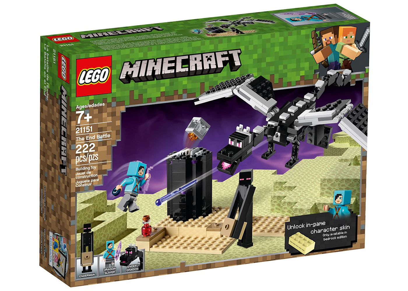 Lego Minecraft The End Battle Set Lego Minecraft The End Battle Set