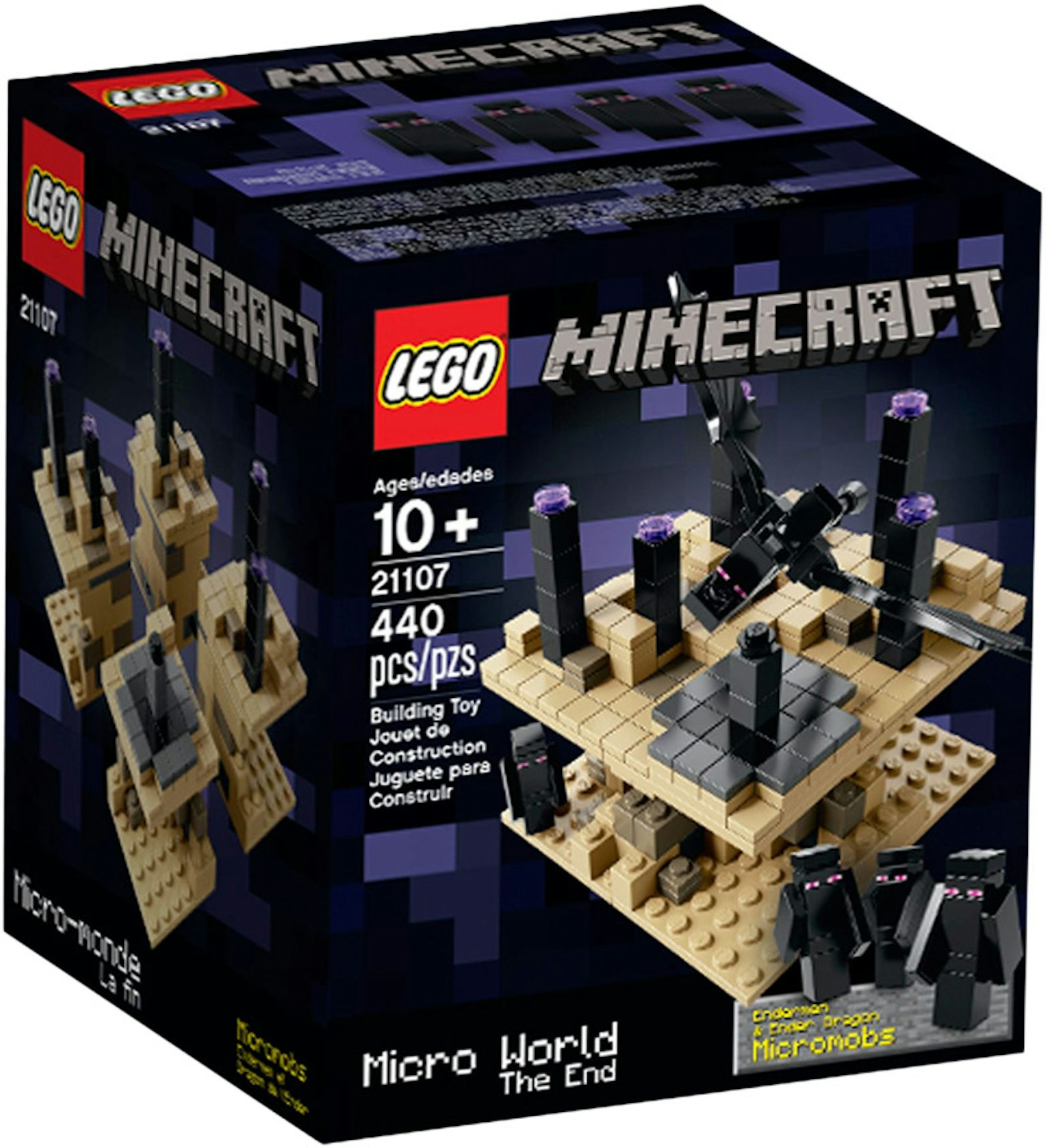 Minecraft Lego Set The Wither 21126 Complete 3 Minifigures & Instruction  Booklet