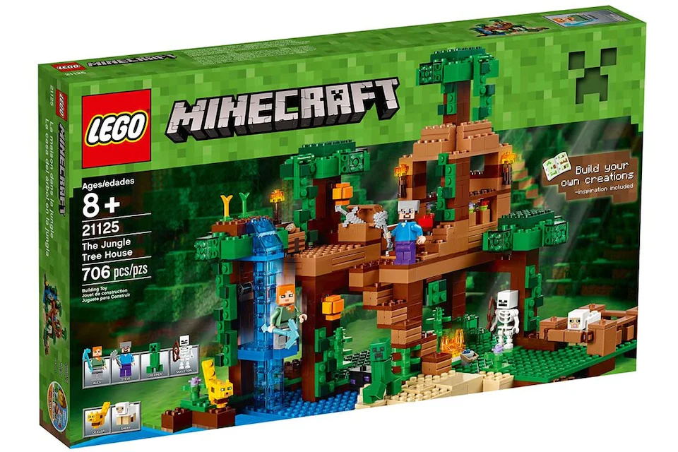 LEGO Minecraft The Jungle Tree House Set 21125