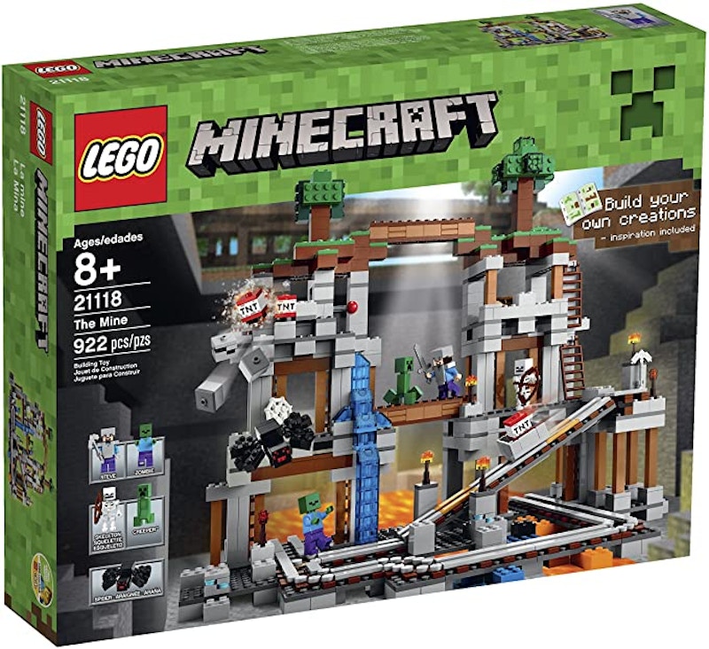 Lego on sale minecraft train