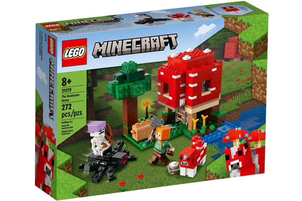 LEGO Minecraft The Mushroom House Set 21179