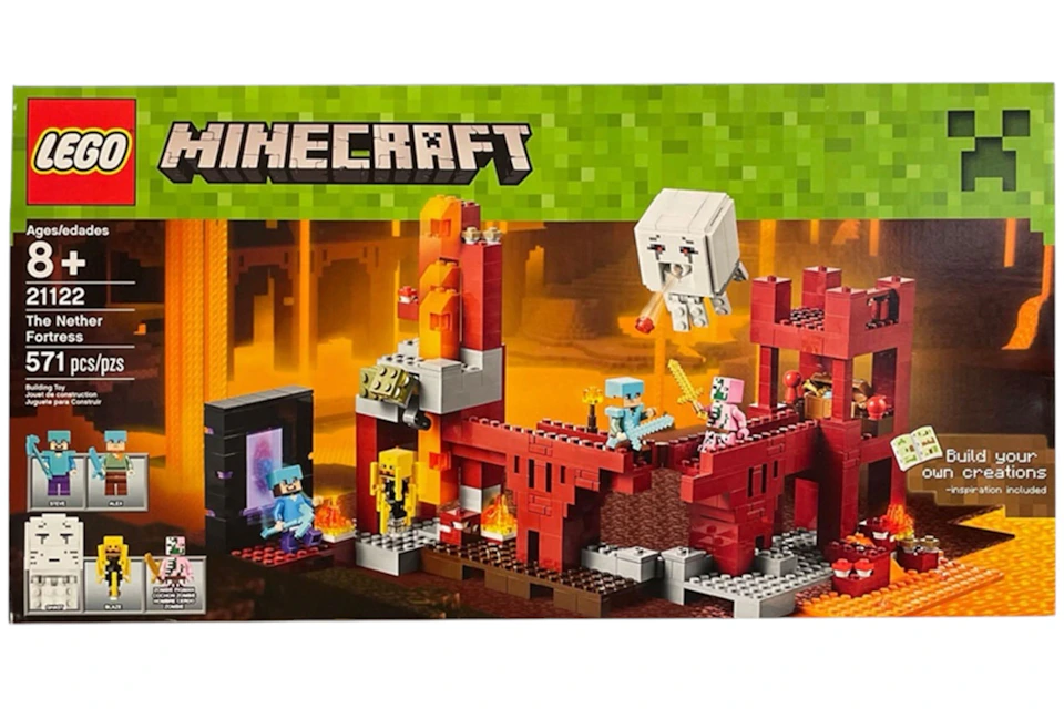 Lego Minecraft The Nether Fortress Set 21122