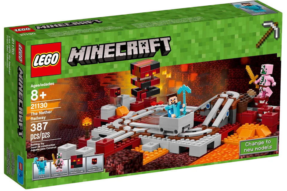 LEGO Minecraft The Nether Railway Set 21130
