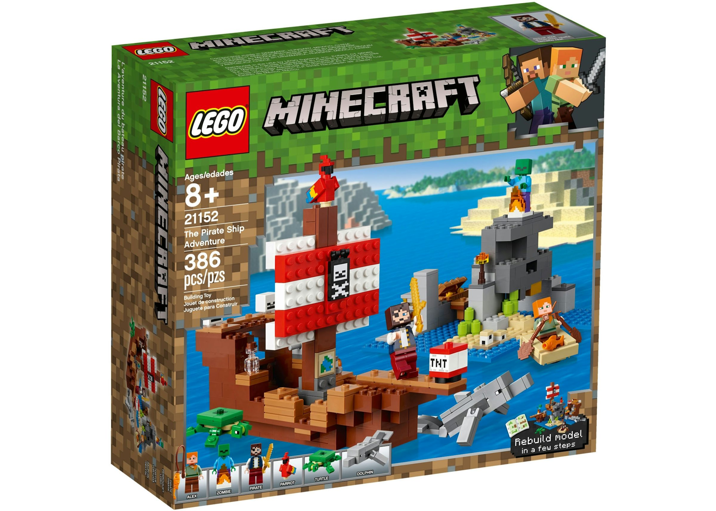 LEGO Piggy Pirate Ship Set 75825 Instructions