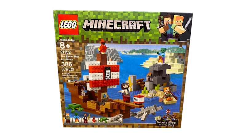 LEGO Minecraft La nave pirata Adventure Set 21152 IT